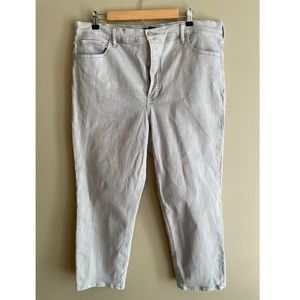 Button-fly mom jeans in light wash by express, size 16
